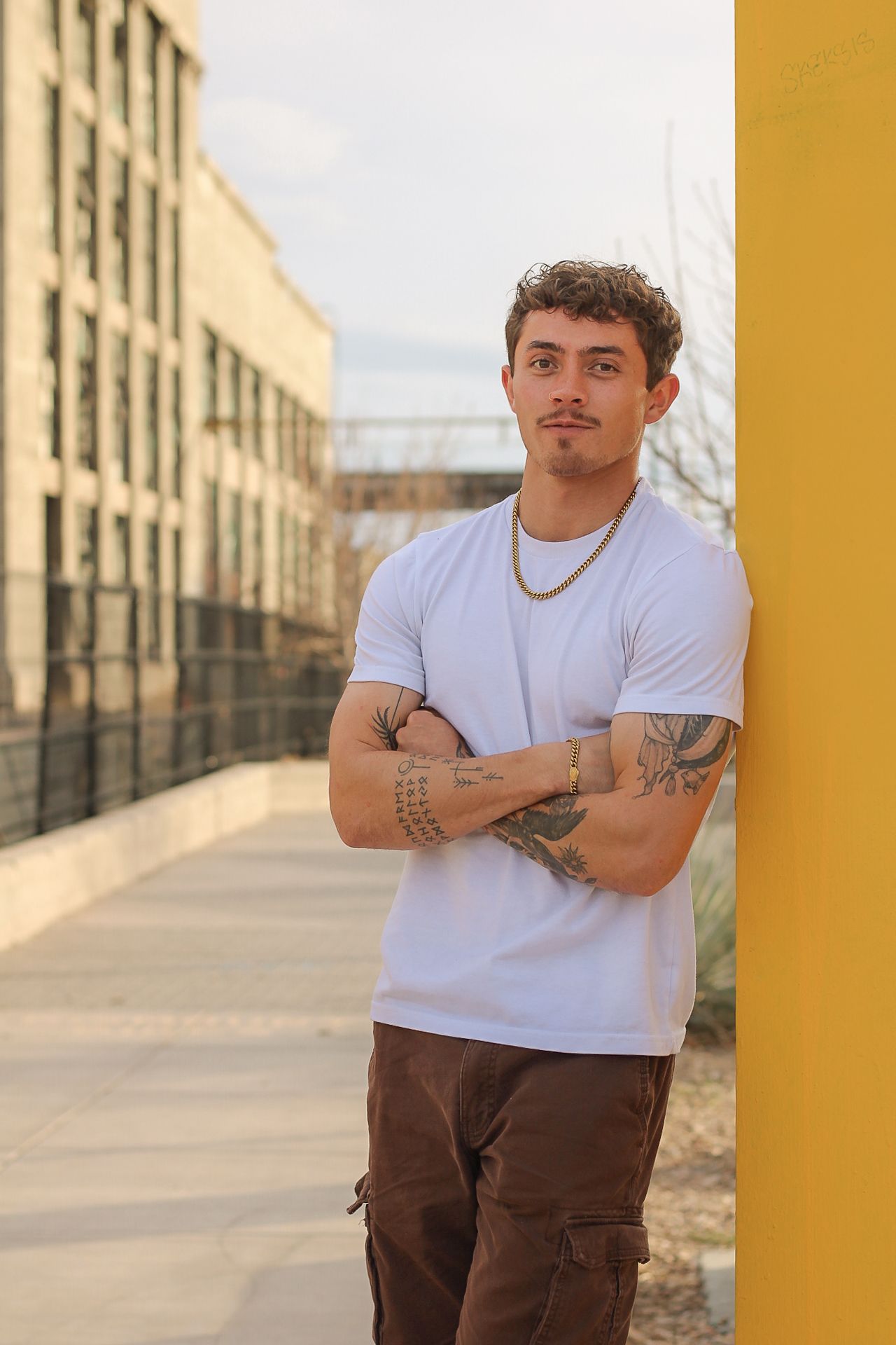 Lifestyle portrait session of adult male in Albuquerque, New Mexico