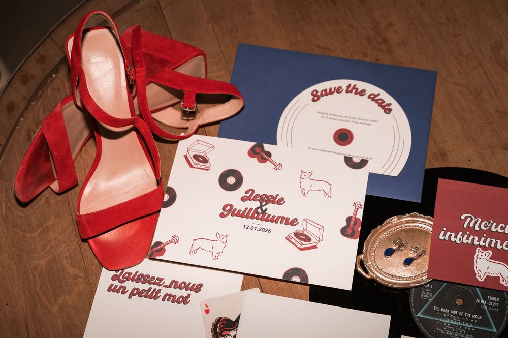 Papeterie Rousse Graphisme pour le shooting Brit Pop au belvédère famille Cattin à Vœgtlinshoffen en Alsace