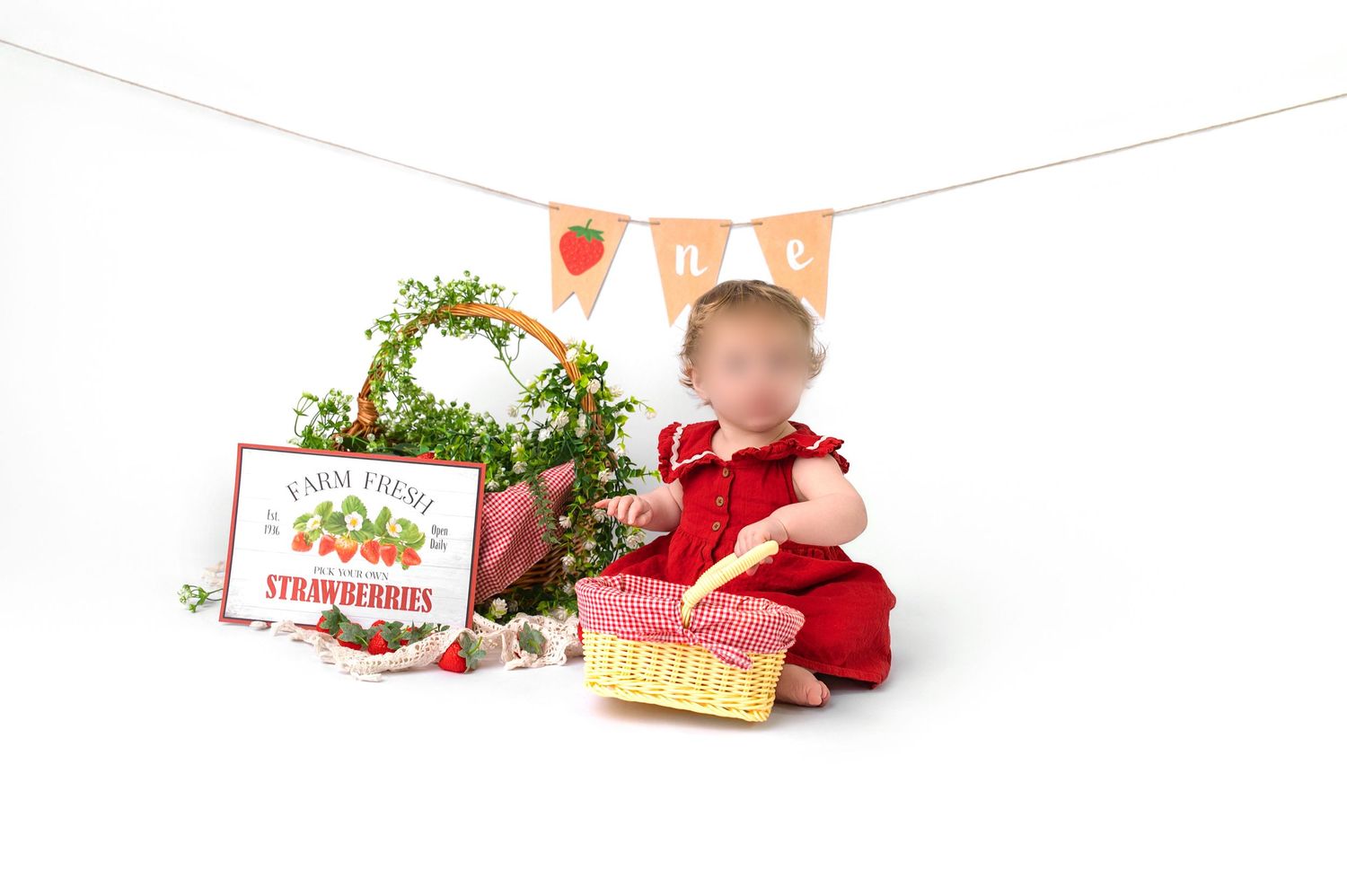A series of holiday themed photos arranged in a horizontal row showing festive decorations and Christmas props.