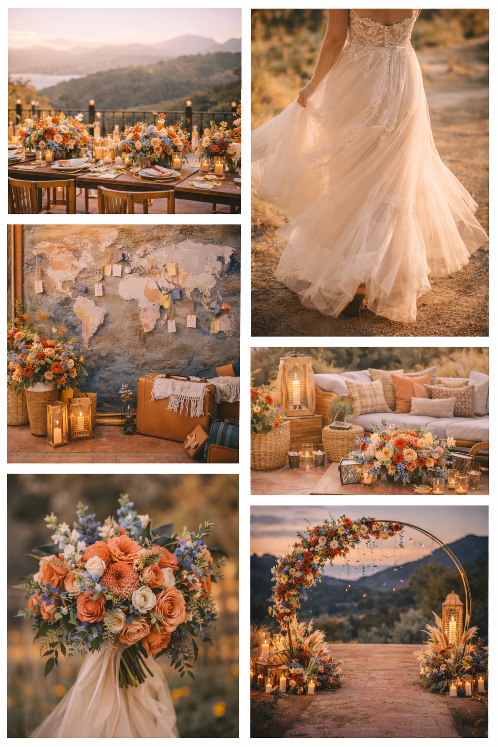 Sagittarius Bride Collage