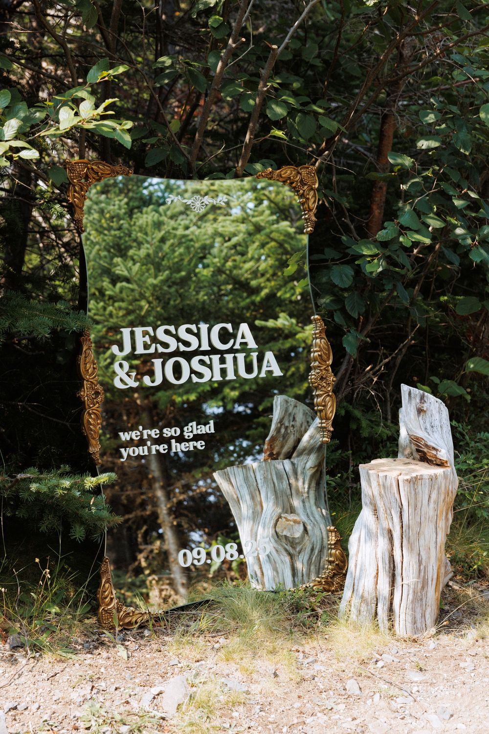 Outdoor ceremony on the Bonavista Peninsula by Newfoundland documentary style wedding photographer Kaitlyn Yvette
