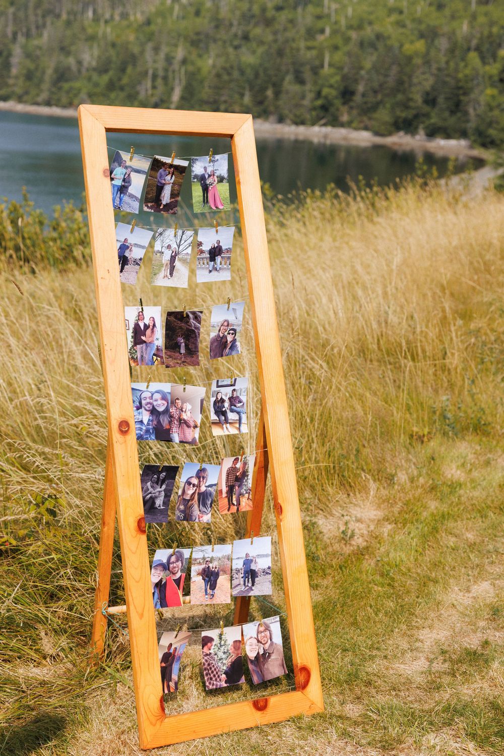 Outdoor ceremony on the Bonavista Peninsula by Newfoundland documentary style wedding photographer Kaitlyn Yvette
