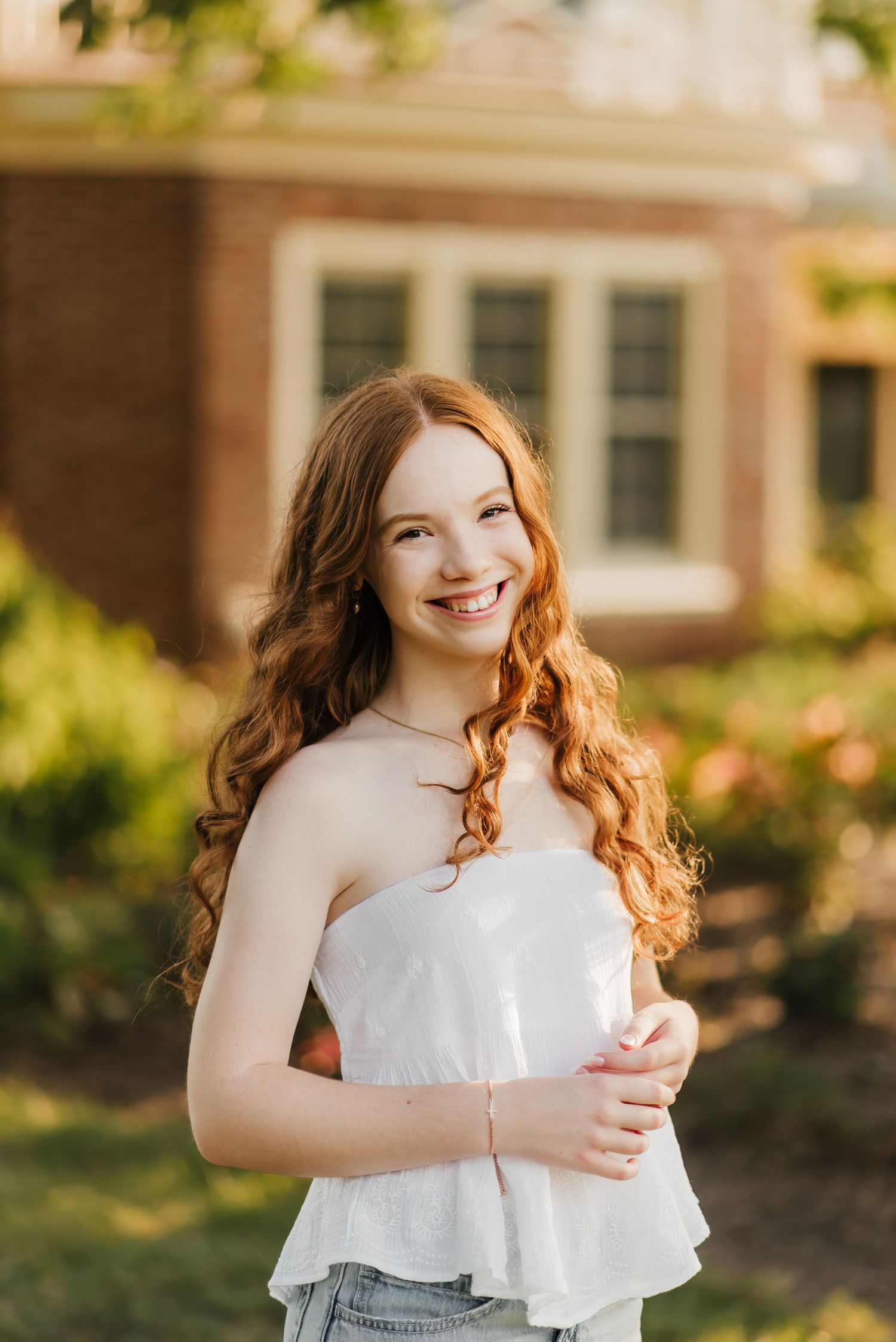 Senior photo session at French Park in Cincinnati, Ohio, featuring a Class of 2026 senior posing outdoors
