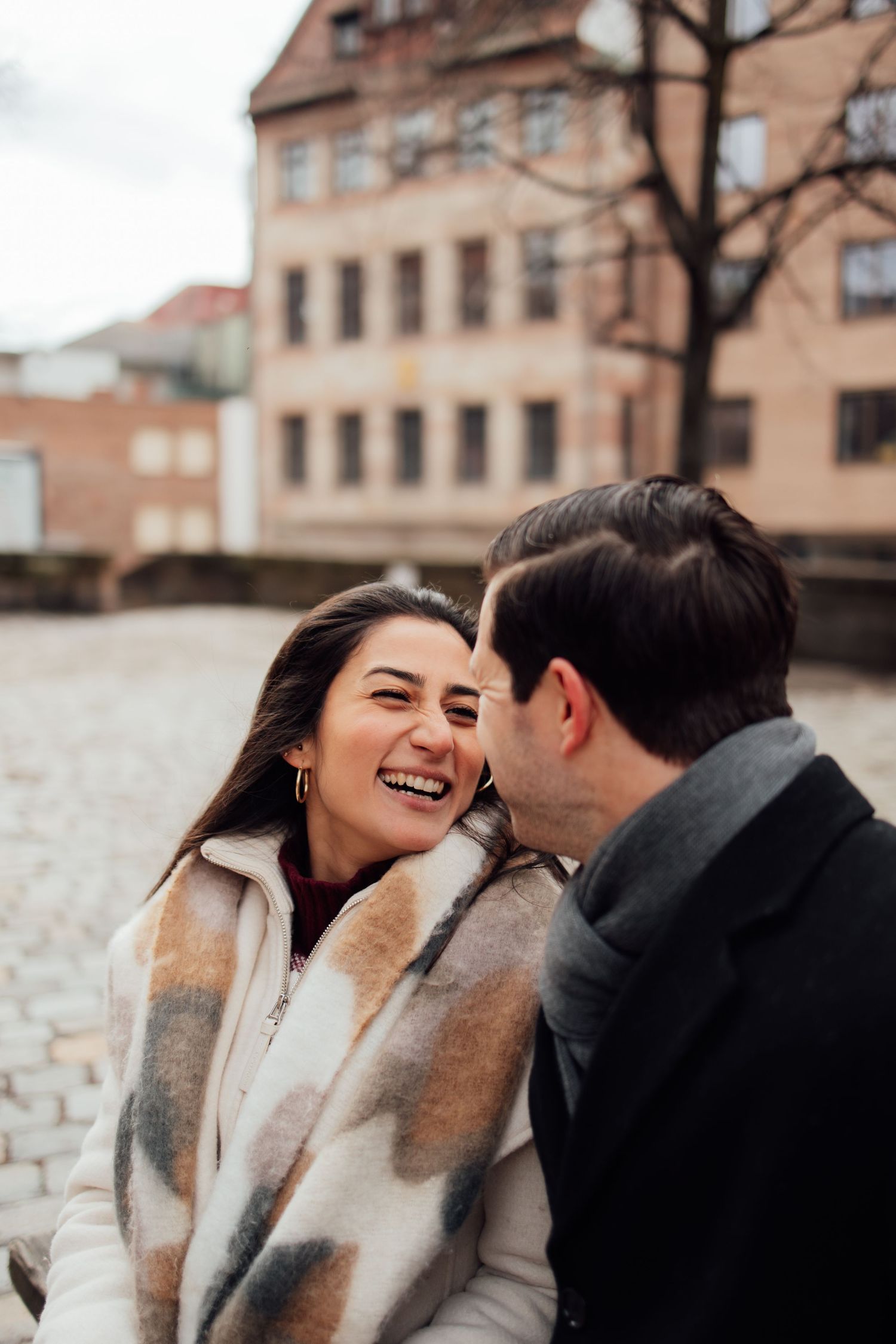 Nuremberg Altstadt Proposal, Nuremberg Engagement, Proposal Photoshoot Nuremberg, Man proposing to his fiancee, Proposal Photographer