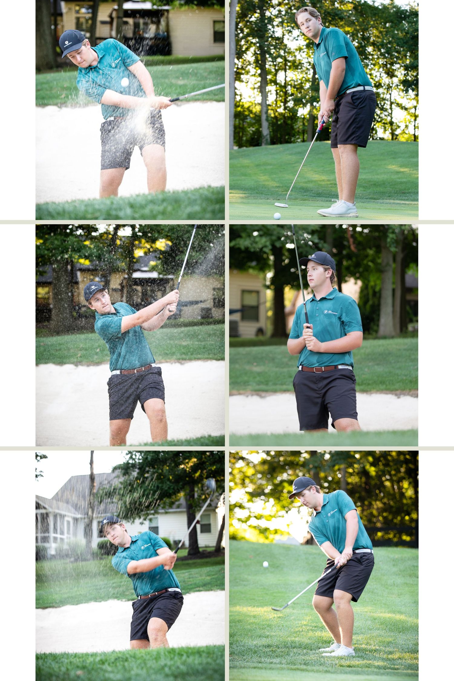 Olentangy Liberty senior pictures at a golf course.  Golf senior pictures. Golf senior pictures.
