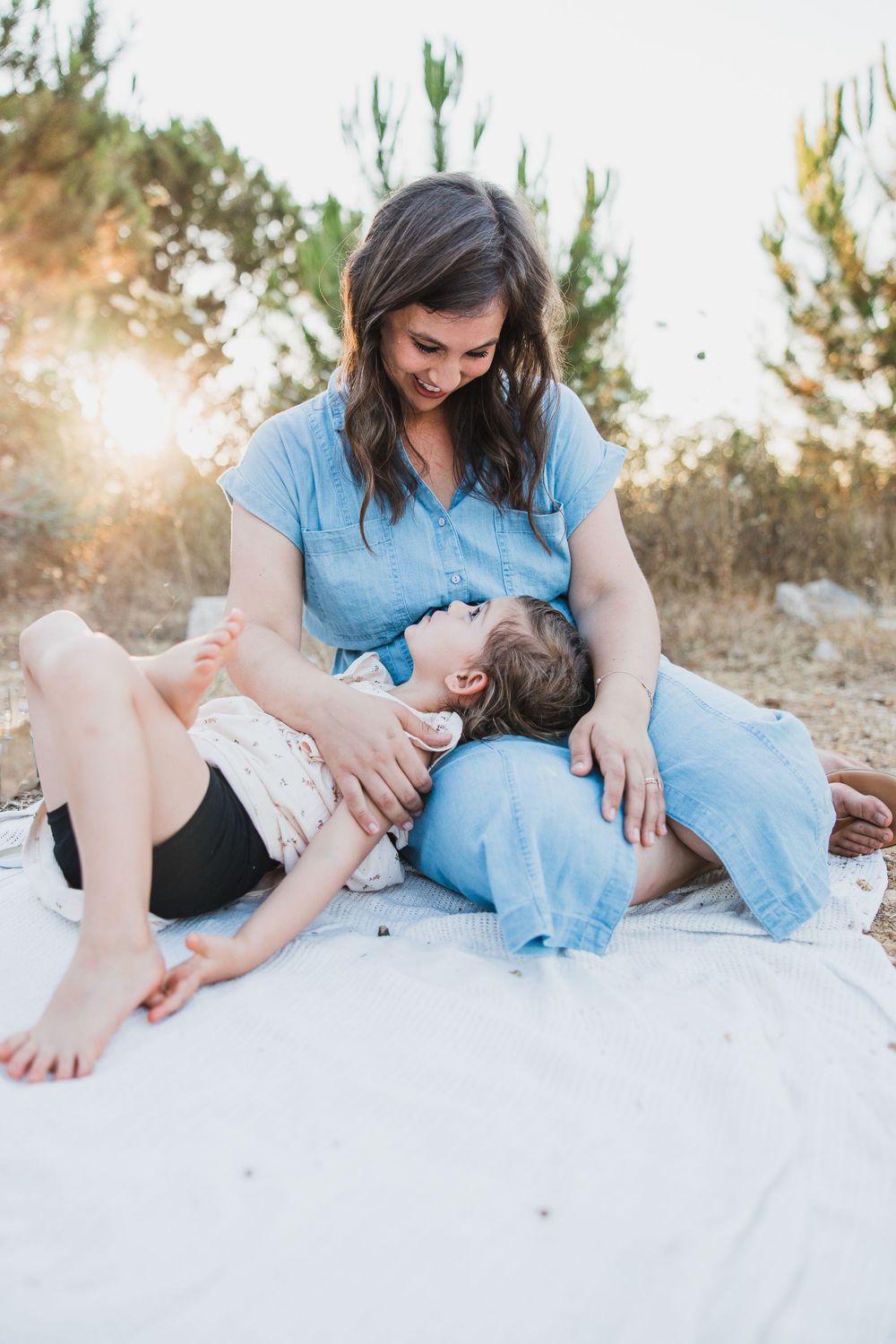 Sunny, joy-filled family photography