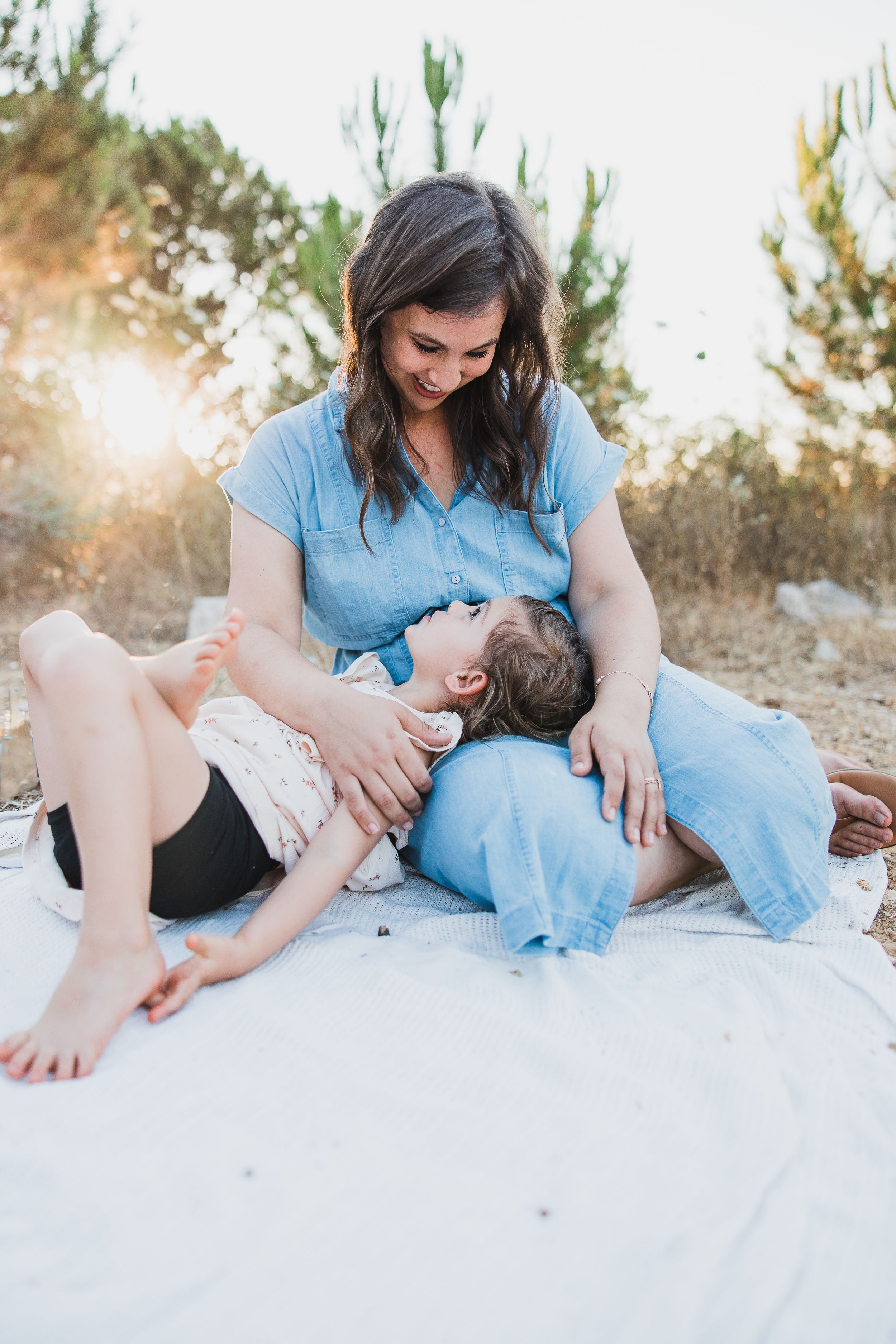 Sunny, joy-filled family photography