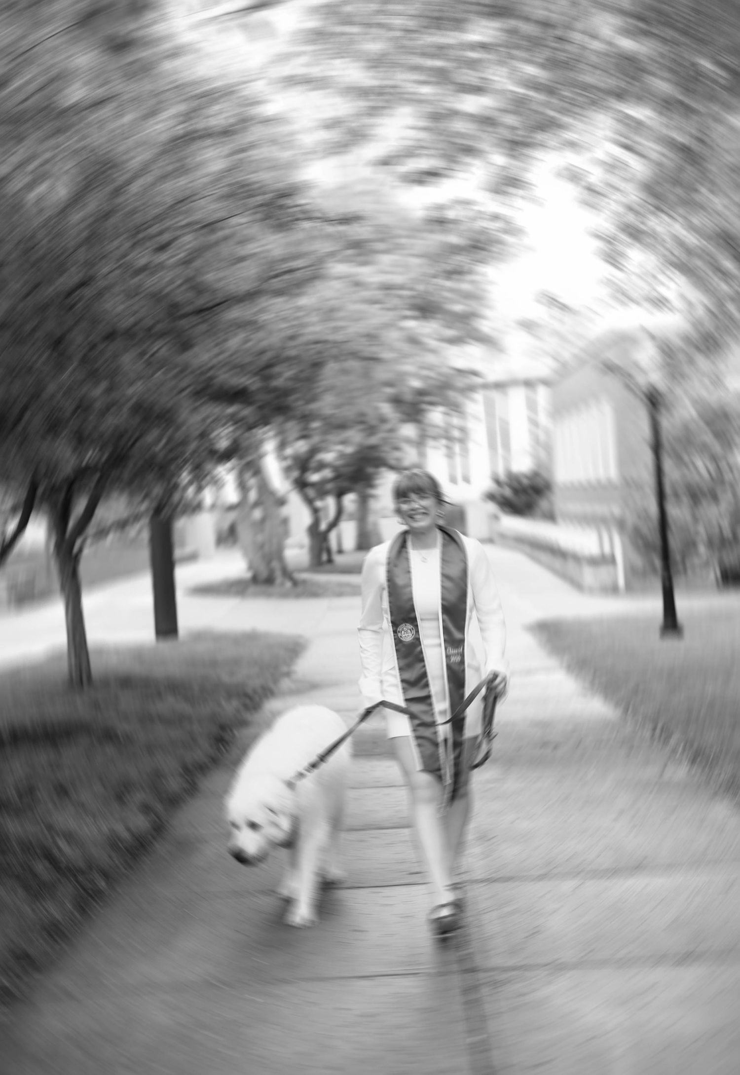 Spring outdoor college graduation photos at Illinois State University in Normal, Illinois