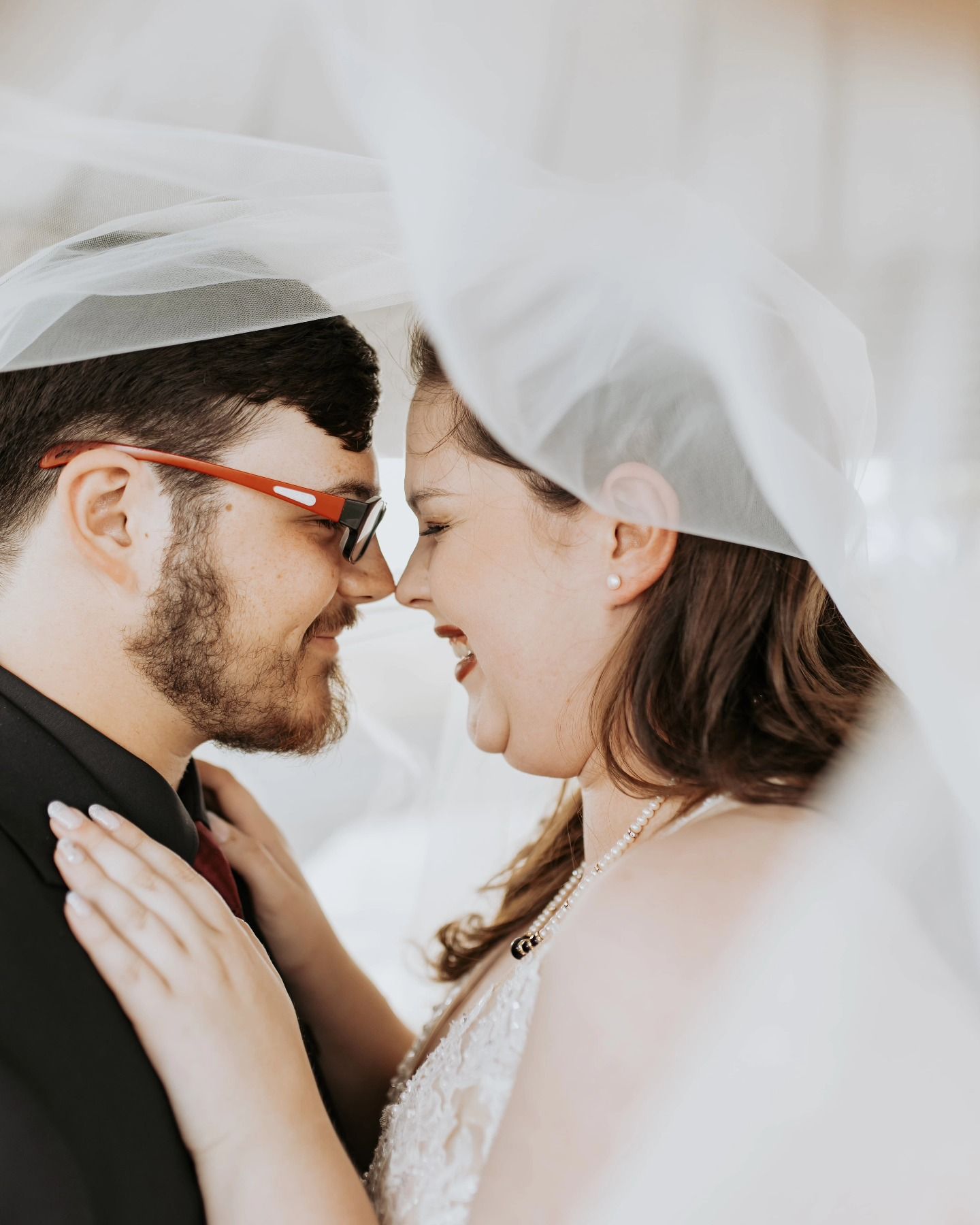 bride and groom portrait