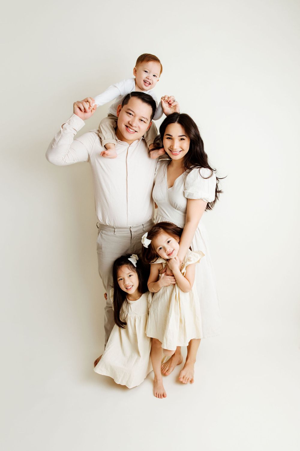 Full of love and laughter family of five