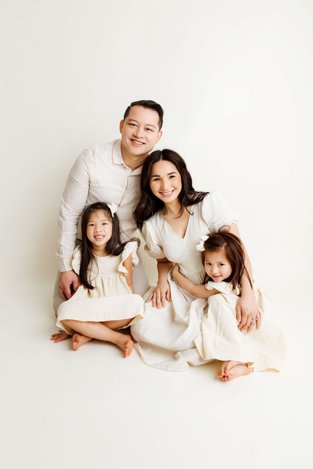 Family Photograph in neutral tones