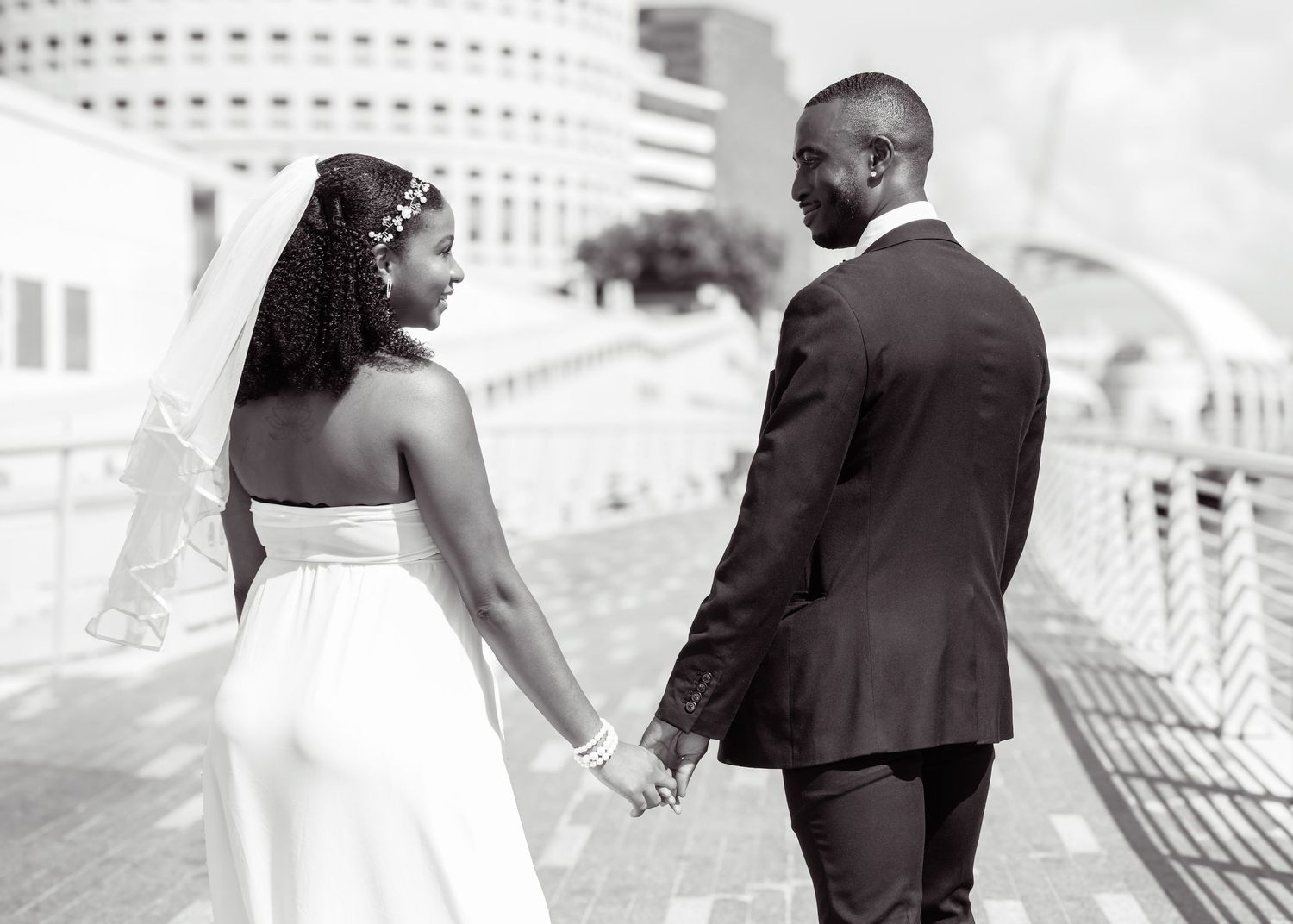 Tampa Riverwalk, Downtown Tampa Elopement-maternity-photo session-BE Jazy Photography-Tampa Bay Photographer-Elopement-Courthouse wedding