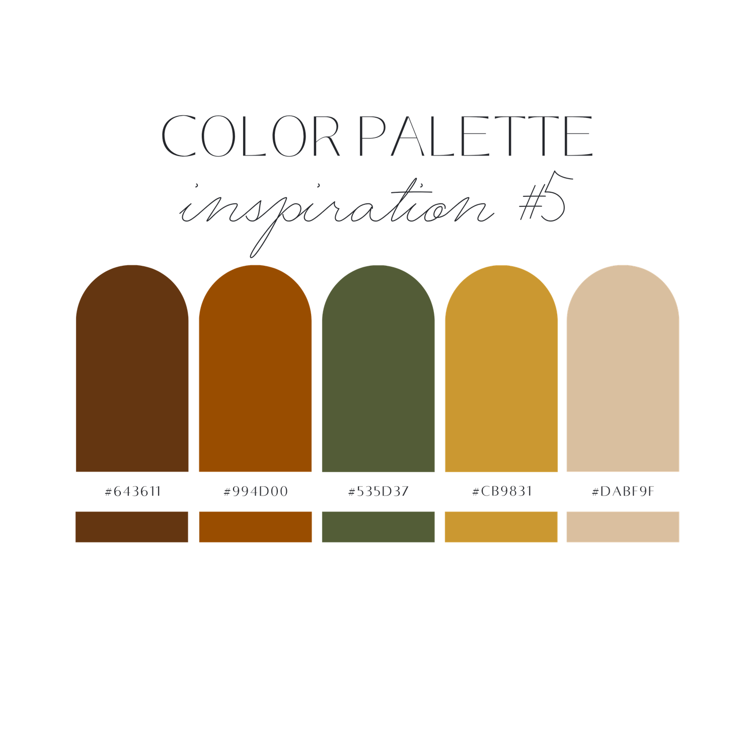 A minimalist color palette featuring cool tones transitioning from sage green to navy blue.