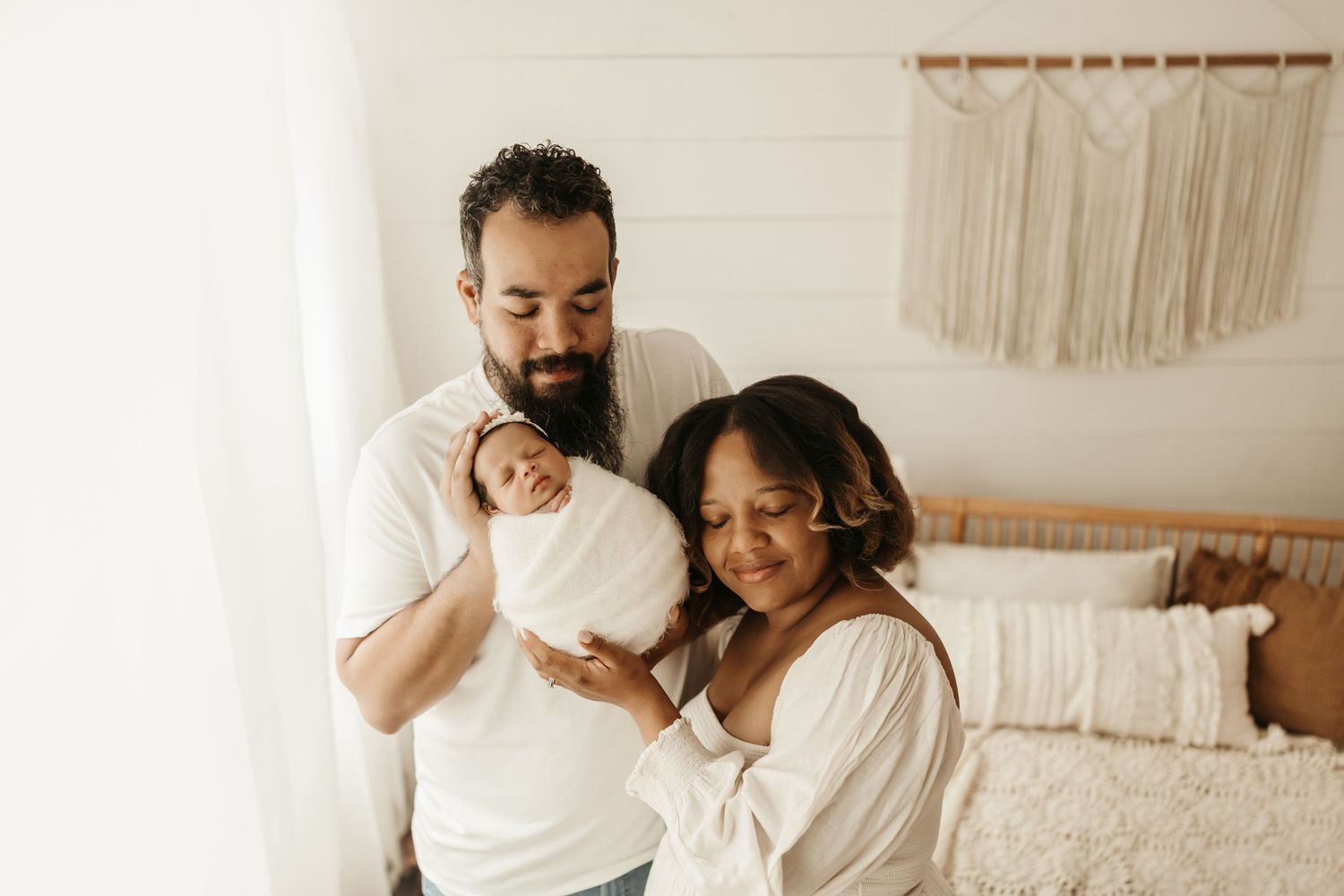 Luxury newborn and family photography studio in Magnolia TX designed for growing families and timeless portraits