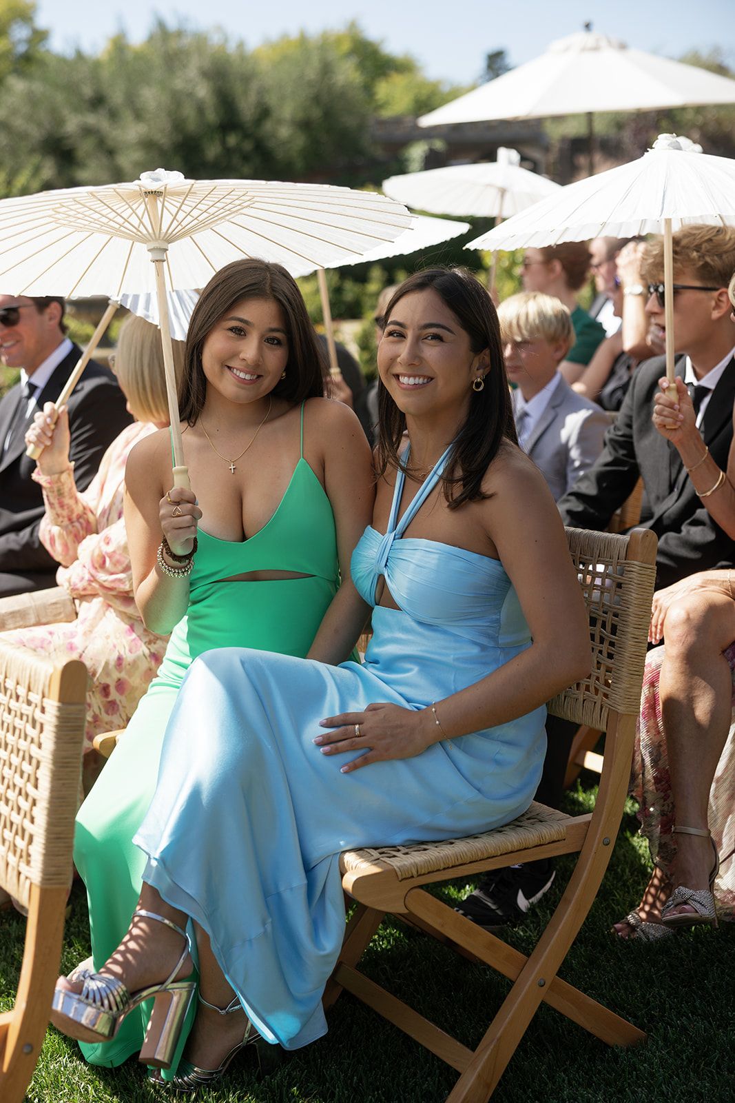 Bernardus Lodge Carmel Valley wedding guests fashion.