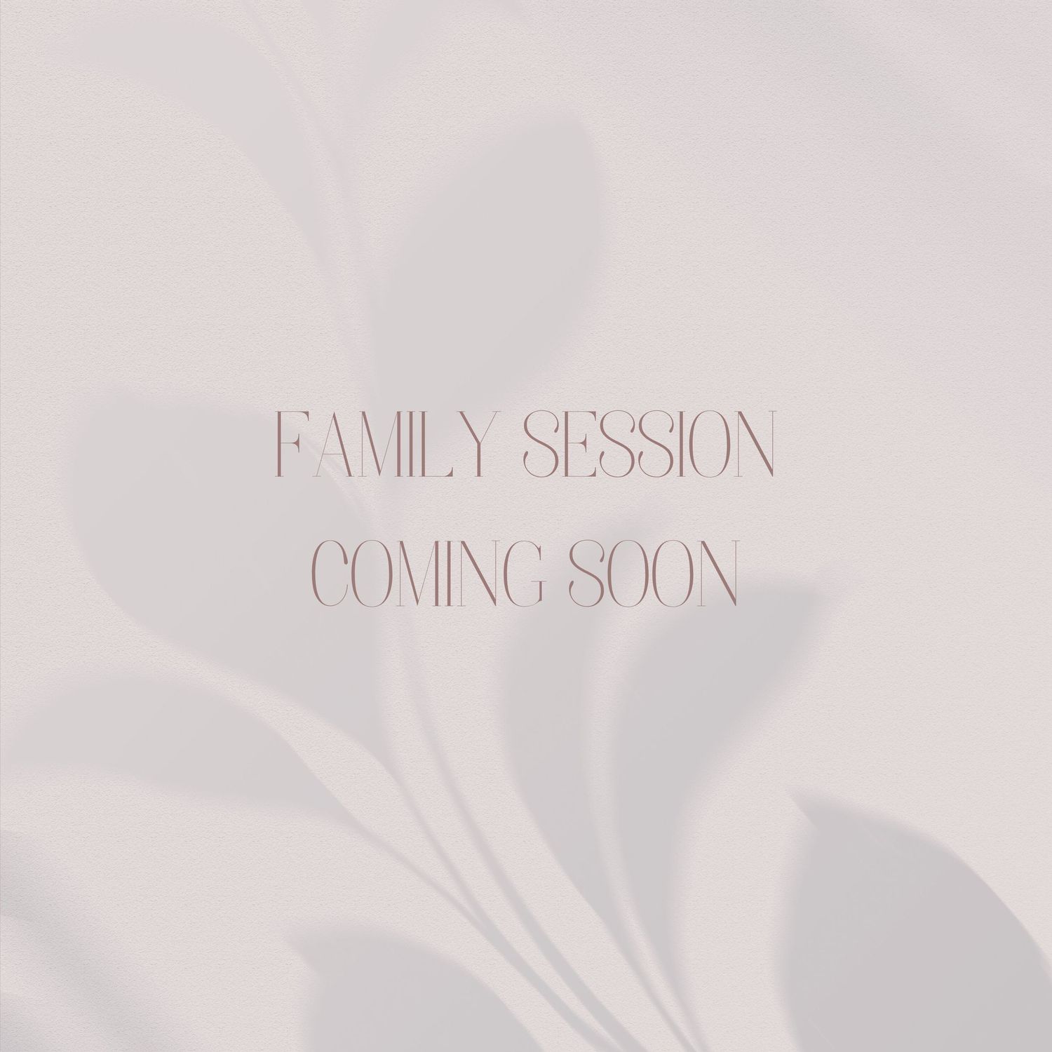 cover photo for family section coming soon