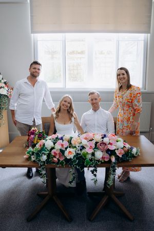 Cotswolds wedding elopement ceremony at Stroud Register Office.
