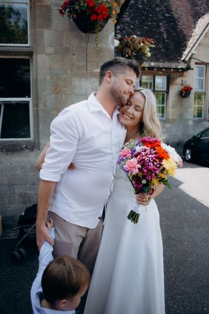 Cotswolds wedding elopement ceremony at Stroud Register Office.