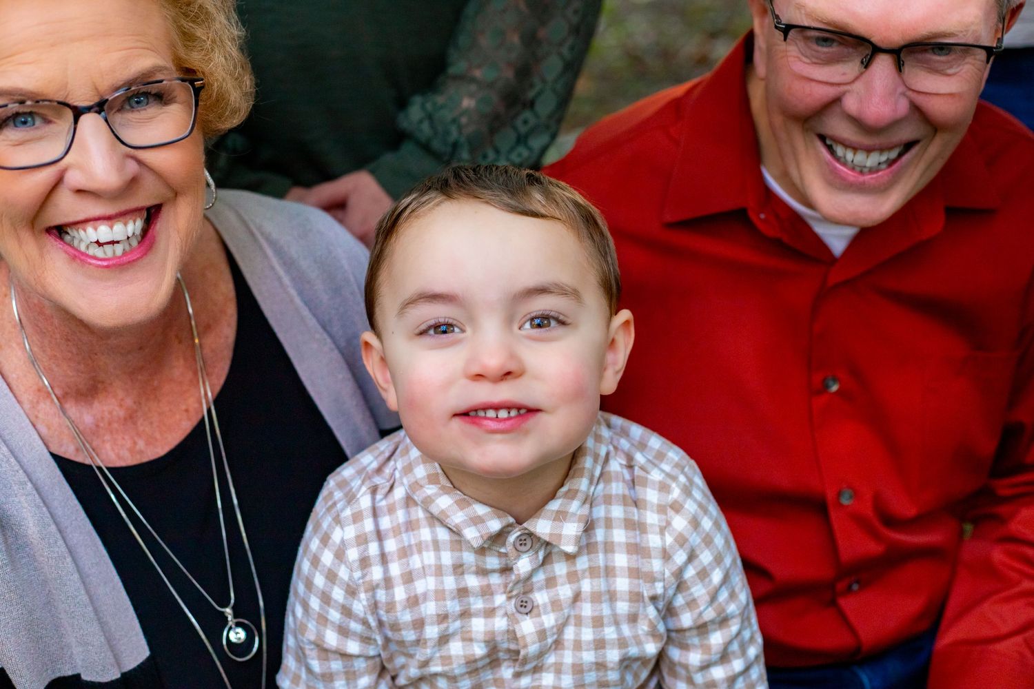 child with grandparents