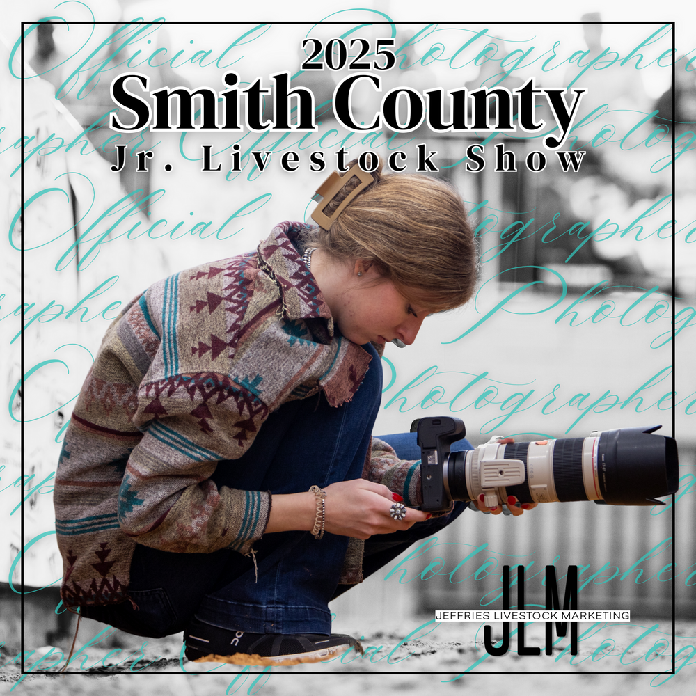 Photography equipment and gear displayed with text overlay reading '2023 Smith County'.