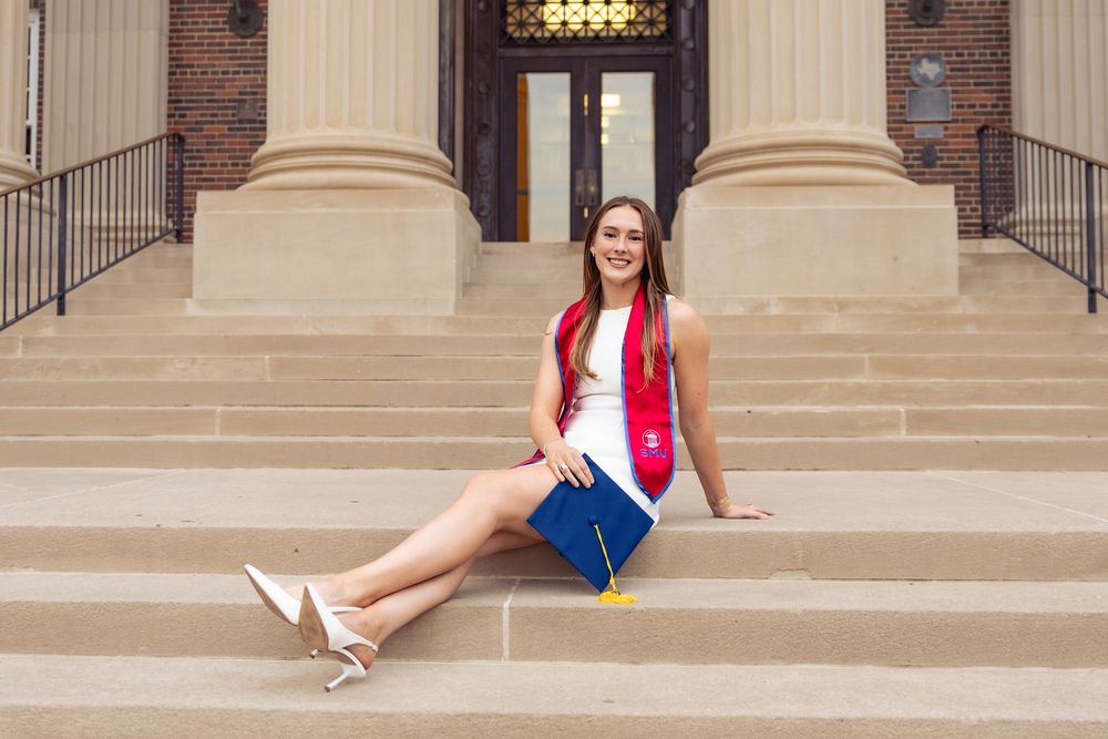 Dallas Fort Worth SMU Senior Graduation Photographer