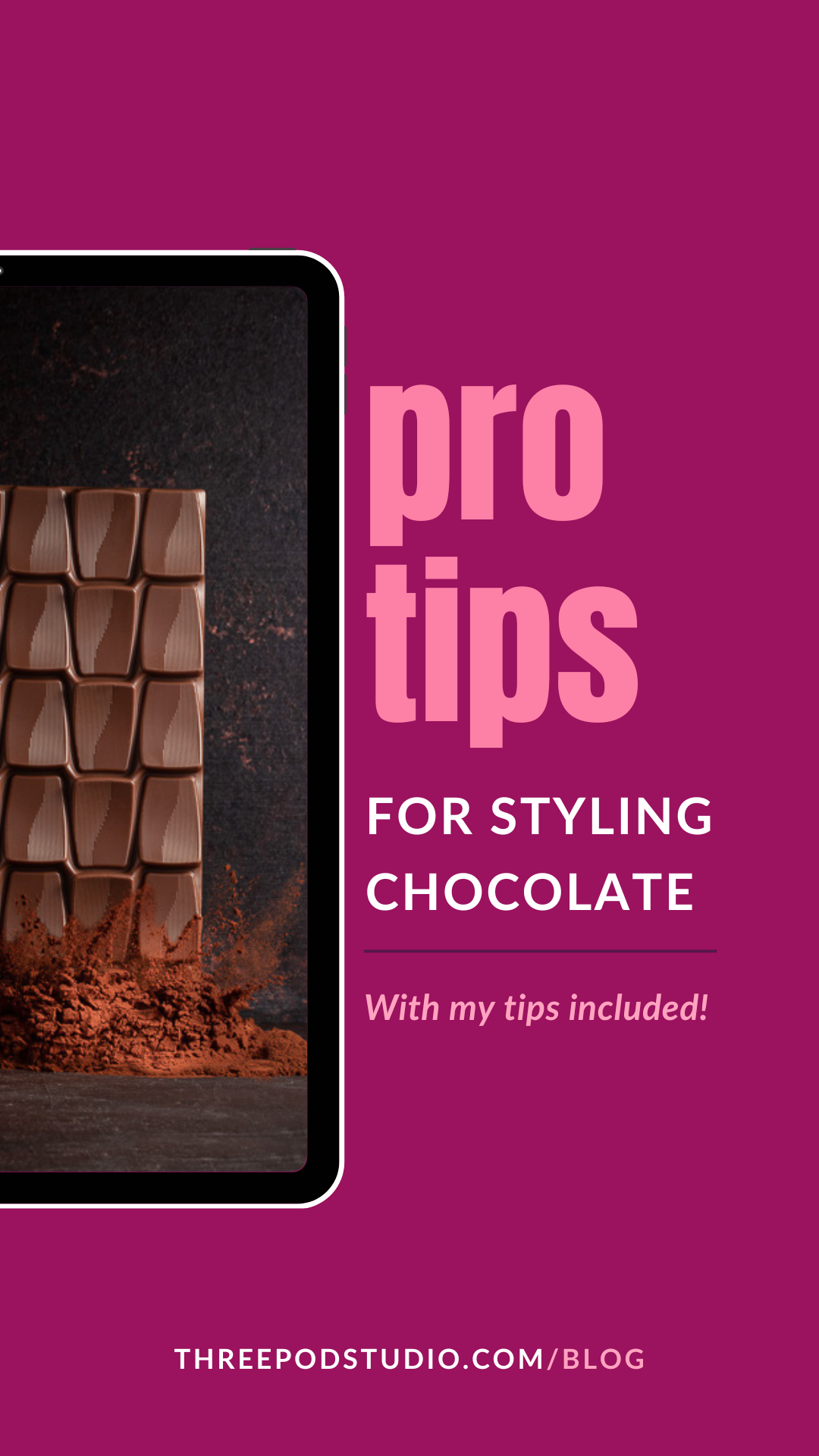 Pro Tips For Styling Chocolate - Photo by © Reka Peurala - Three Pod Studio