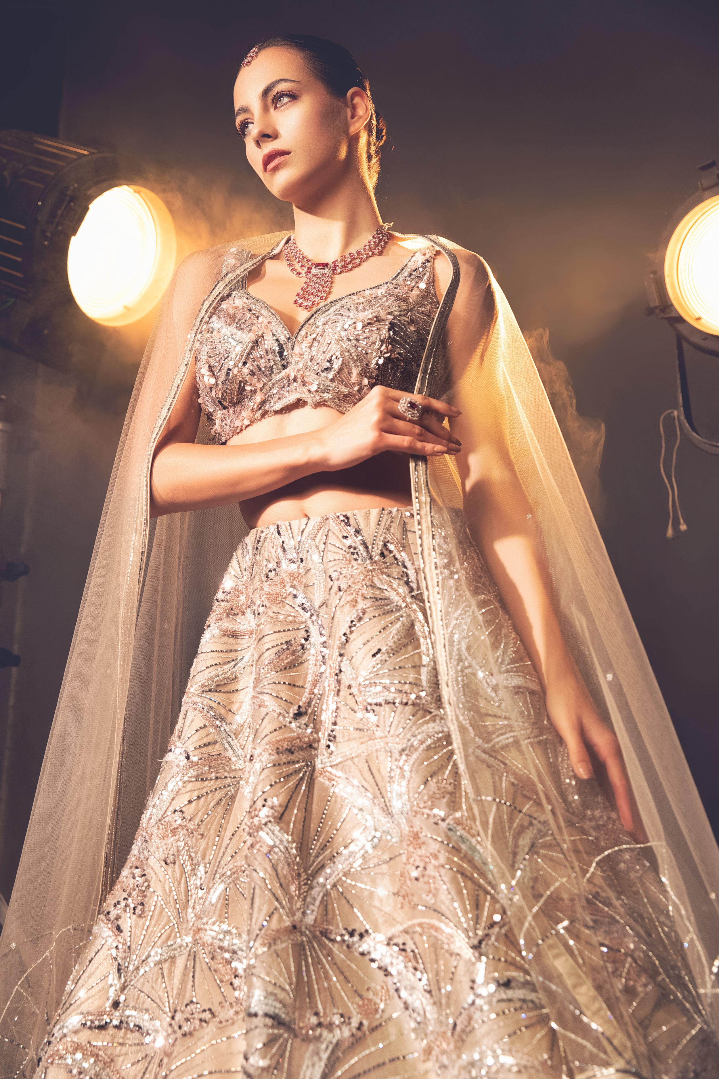 A garment fashion shoot at delhi best Aperture7studios