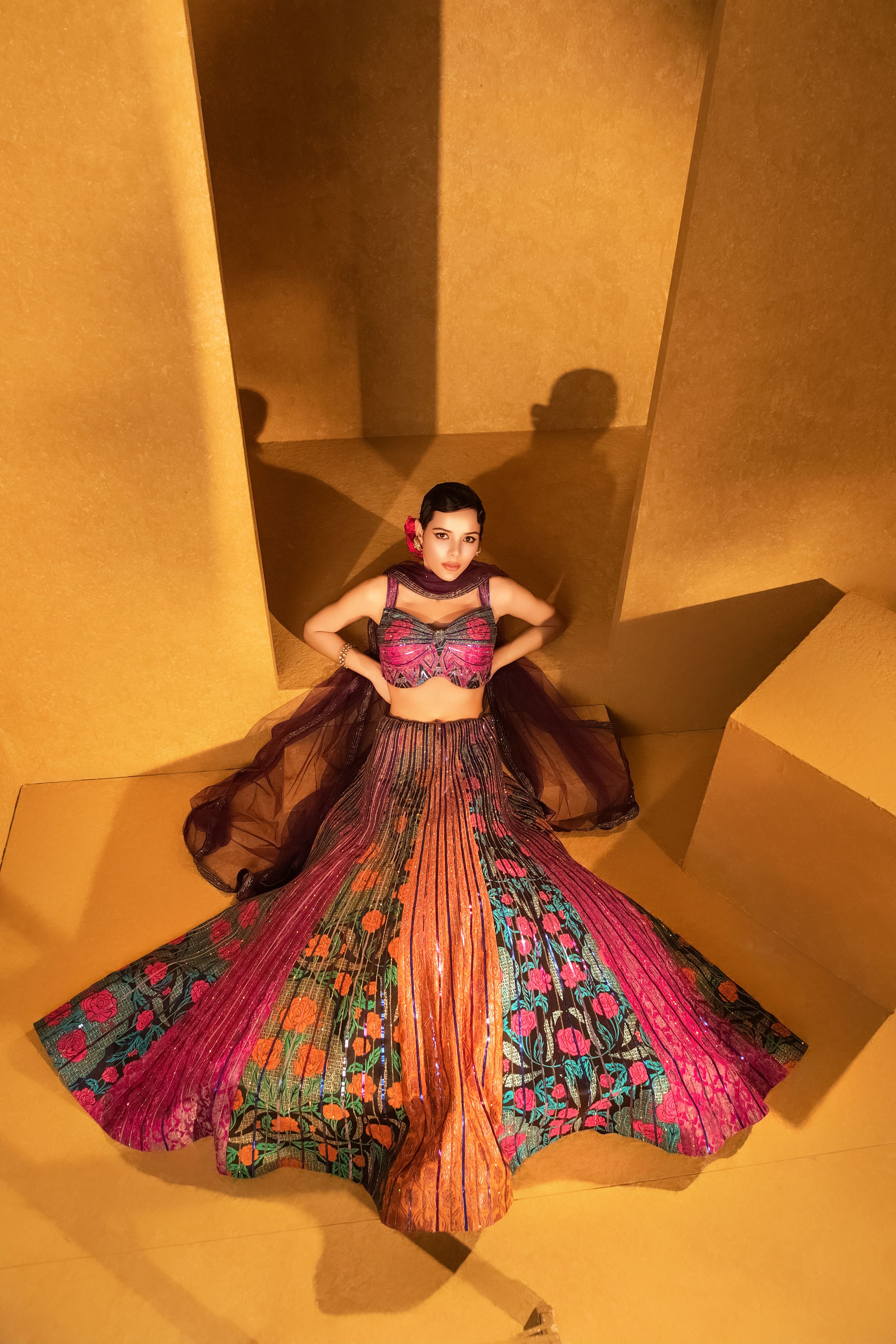 A garment fashion shoot at delhi best Aperture7studios