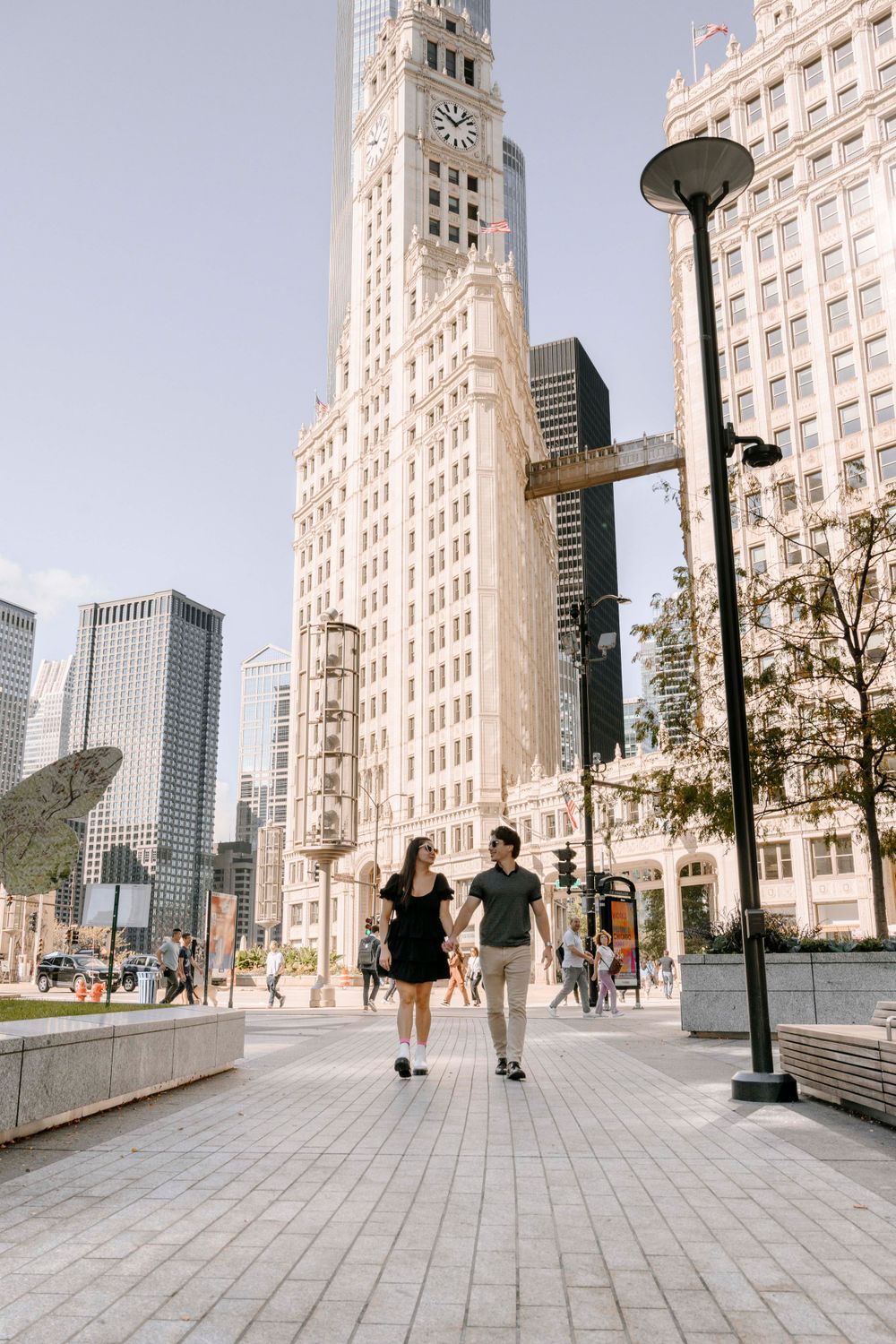 Wedded Bliss on the Magnificent Mile: Eloping at Chicago's Wrigley Building  - Albany Capture LLC, image size:1000x1500