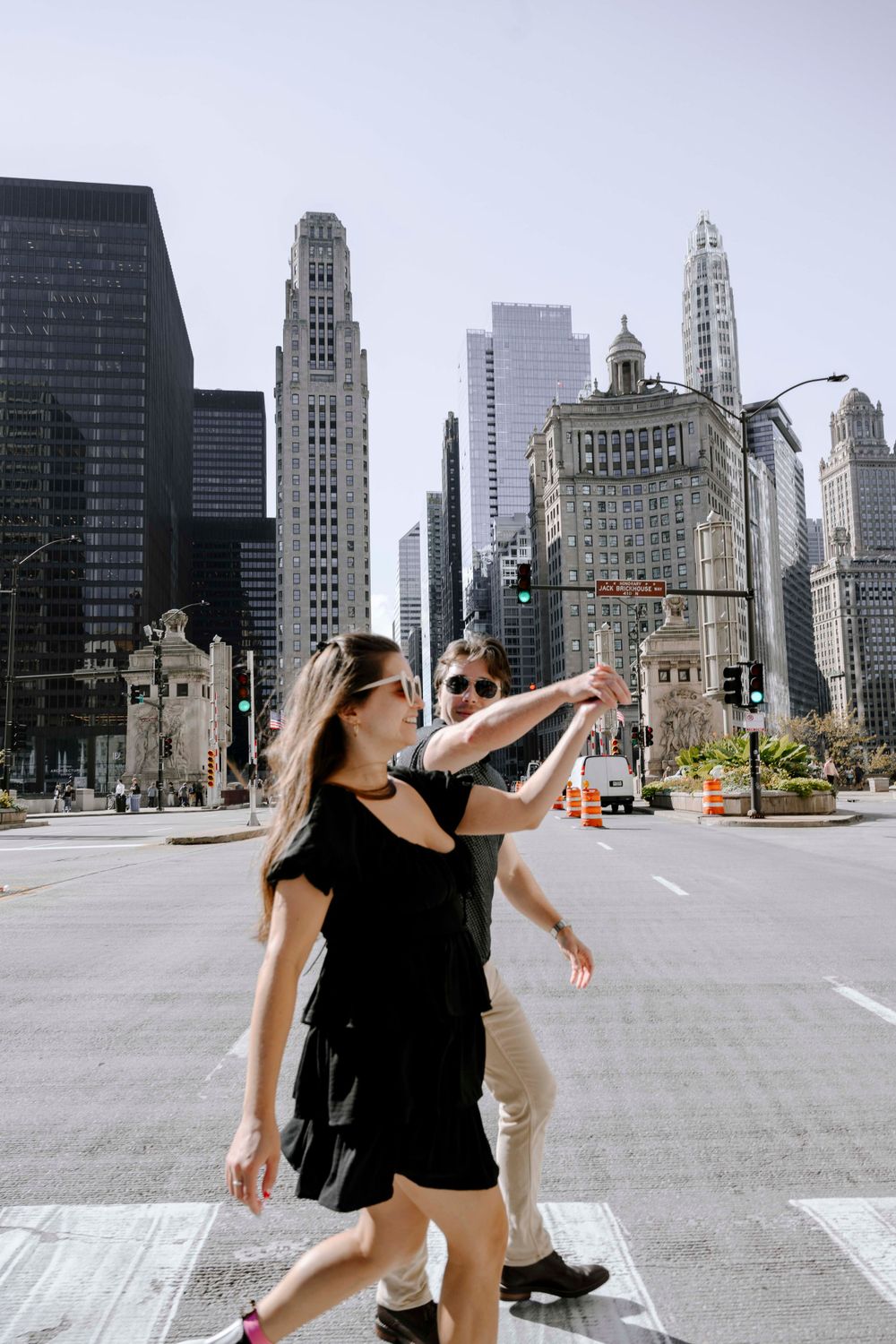 Wedded Bliss on the Magnificent Mile: Eloping at Chicago's Wrigley Building  - Albany Capture LLC, image size:1000x1500