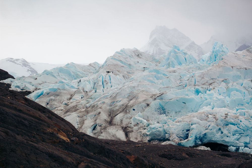 Ice from Perito Moreno Glacier in Patagonia, Argentina