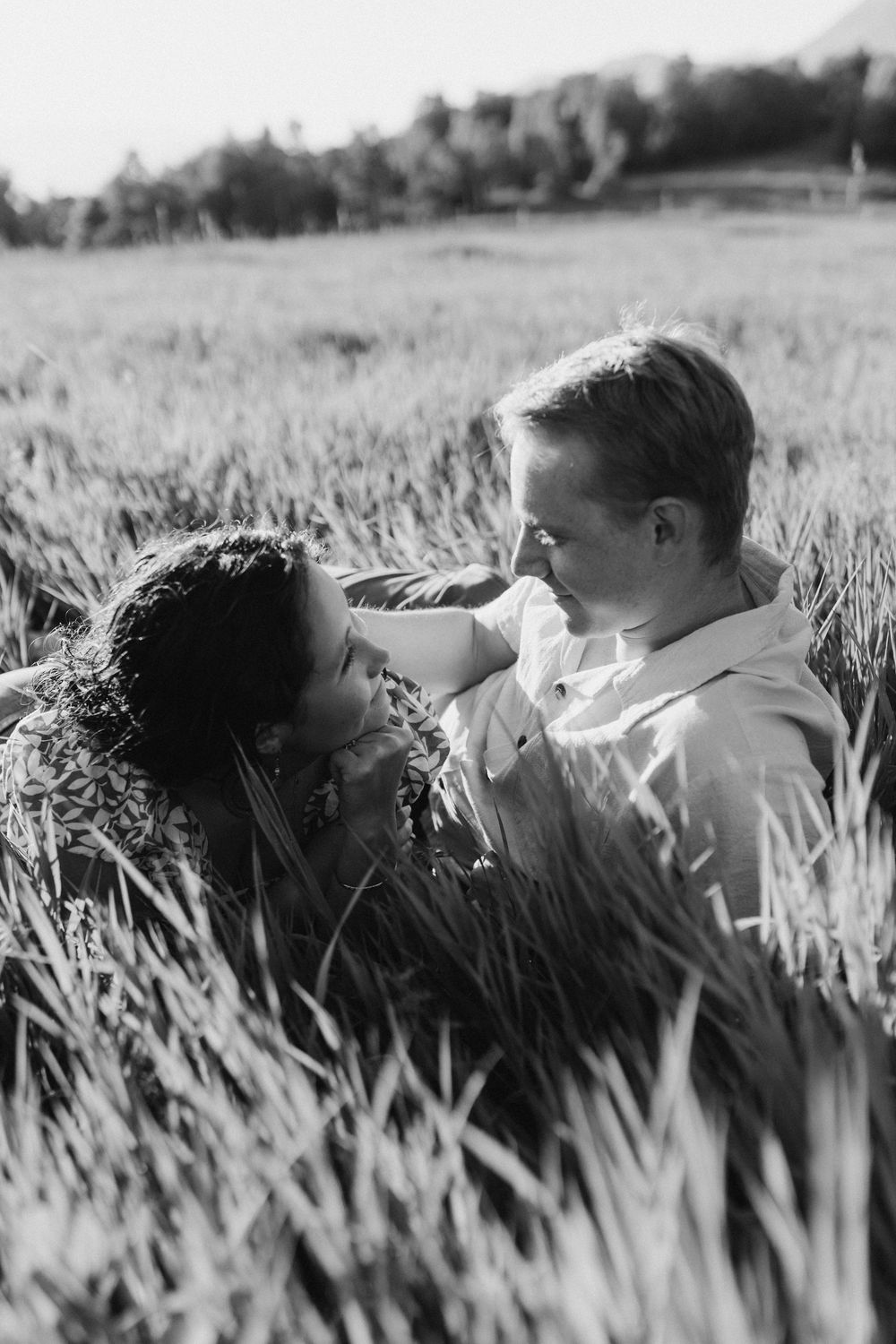 Wasatch mountains as a backdrop. Engagement session at the Buffalo peak in Northern Utah.