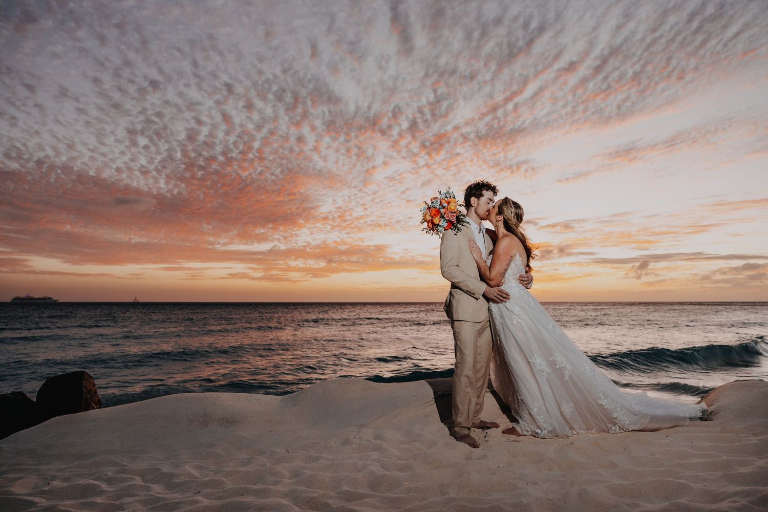 Divi all inclusive aruba beach wedding