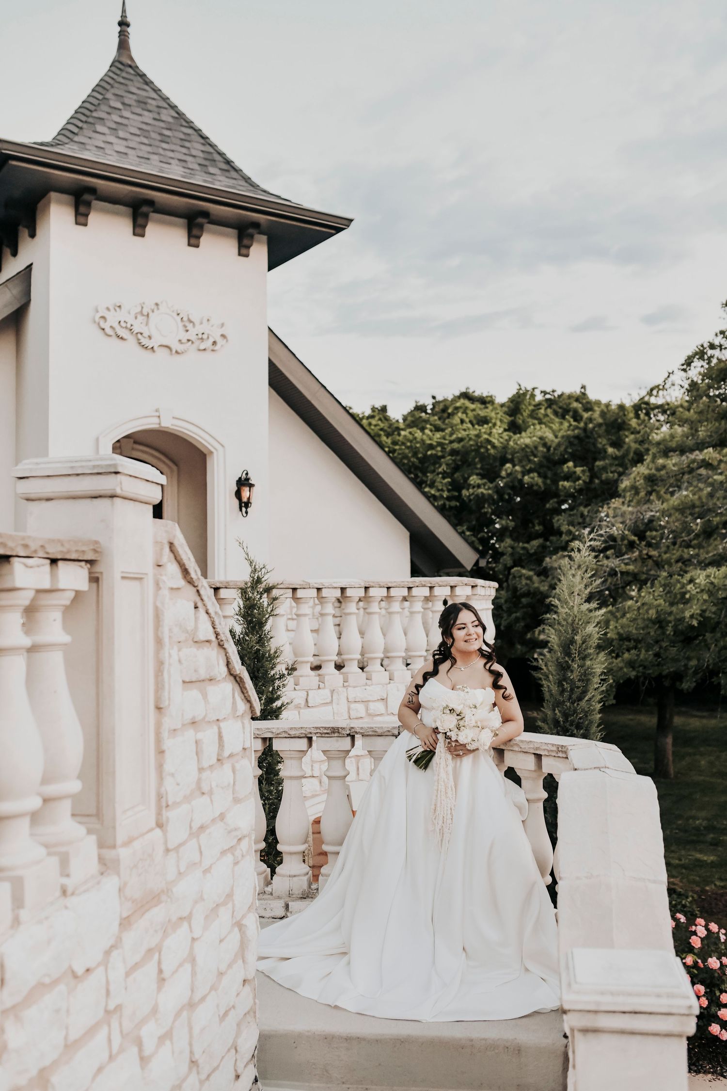 Golden hour wedding photography at Brighton Abbey