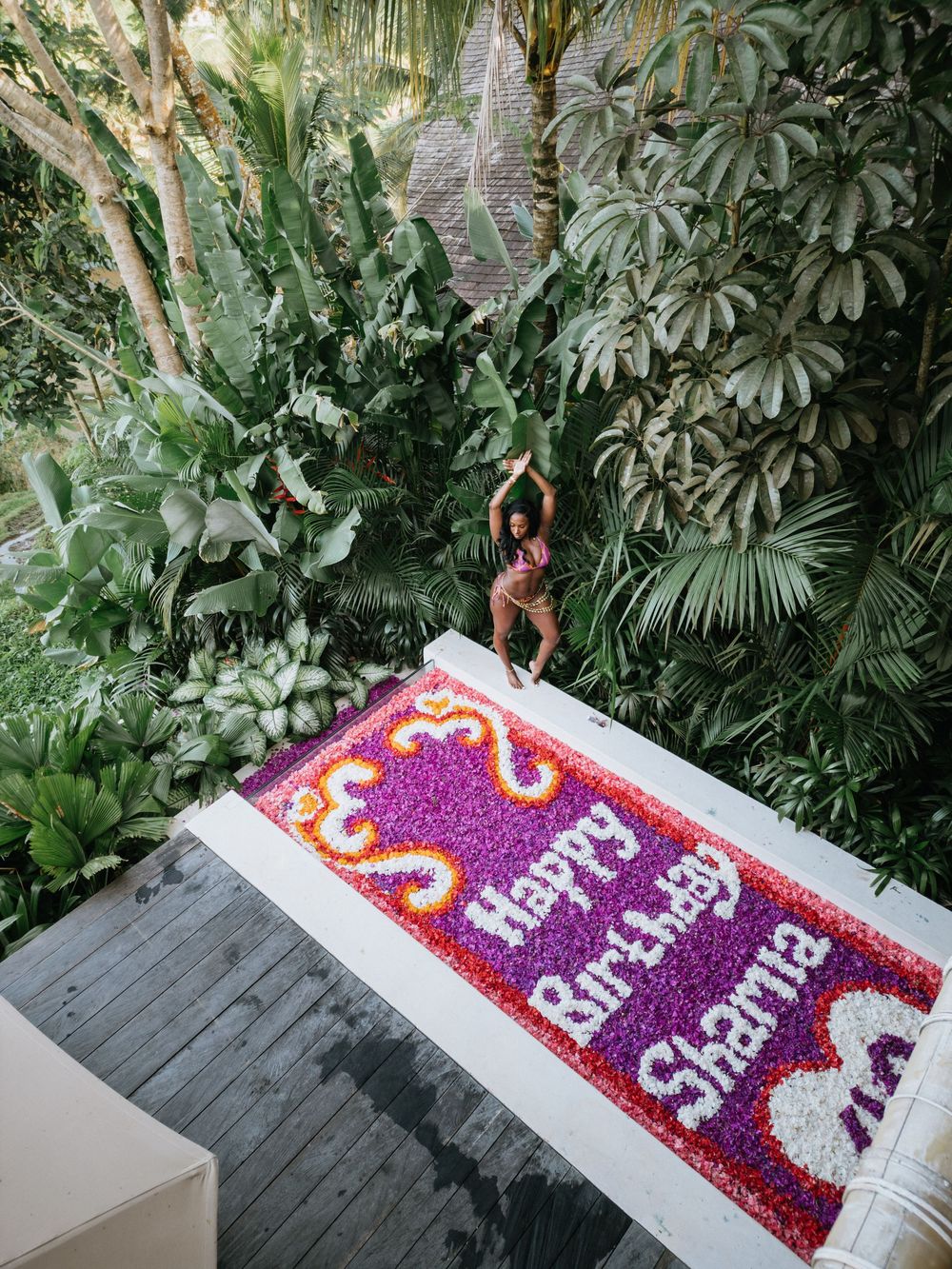 Intimate birthday celebration at Bambootel Resort Ubud.
