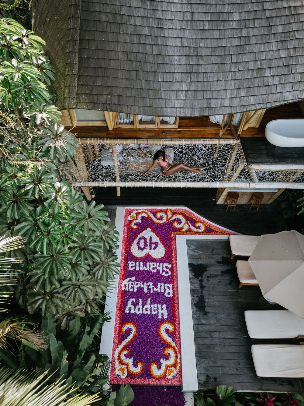 Intimate birthday celebration at Bambootel Resort Ubud.
