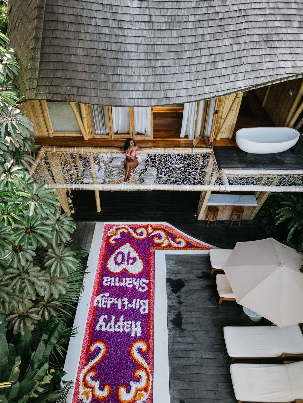 Intimate birthday celebration at Bambootel Resort Ubud.