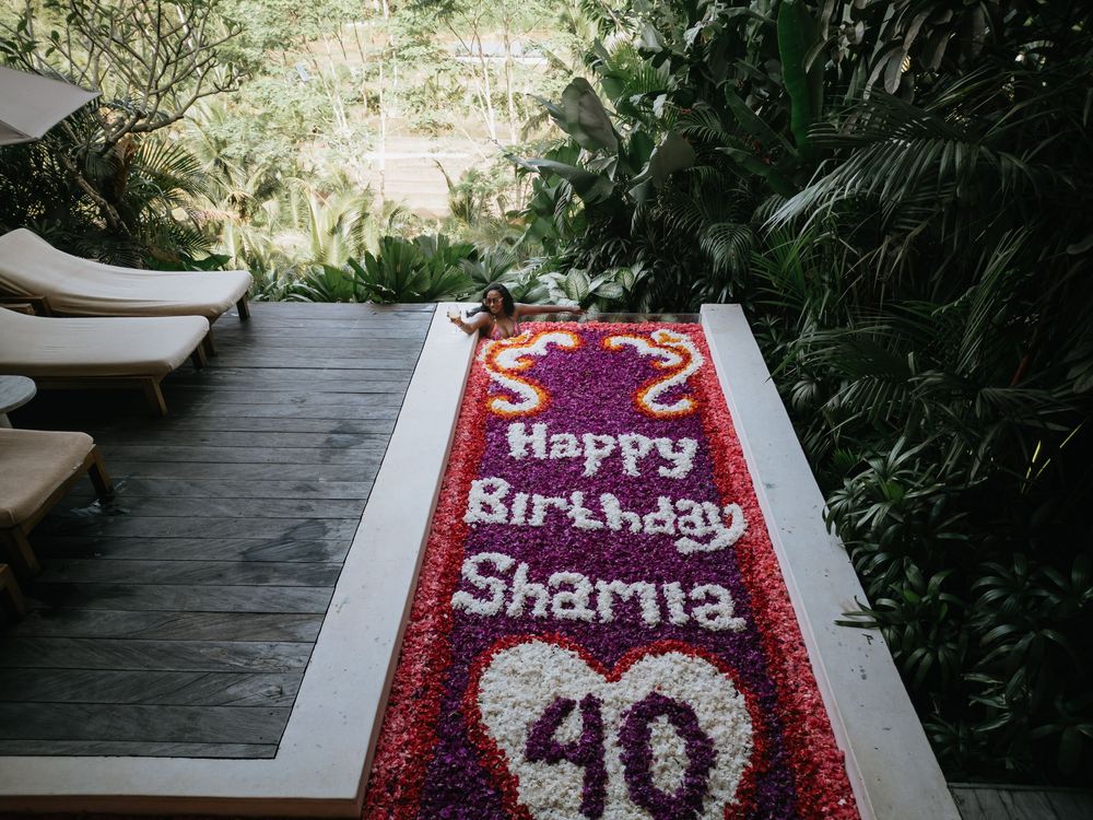 Intimate birthday celebration at Bambootel Resort Ubud.
