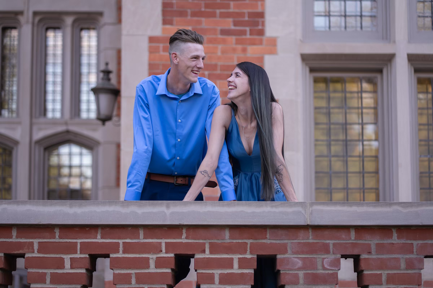 Engagement Photo at Jeffrey Mansion Columbus Ohio