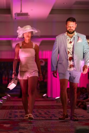 Models strut down the Azalea spring fashion show 2026 showcasing their casual and formal wear.