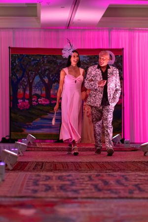 models present their outfits while walking down the runway during the Azalea spring fashion show 2026 located at holiday inn resort.