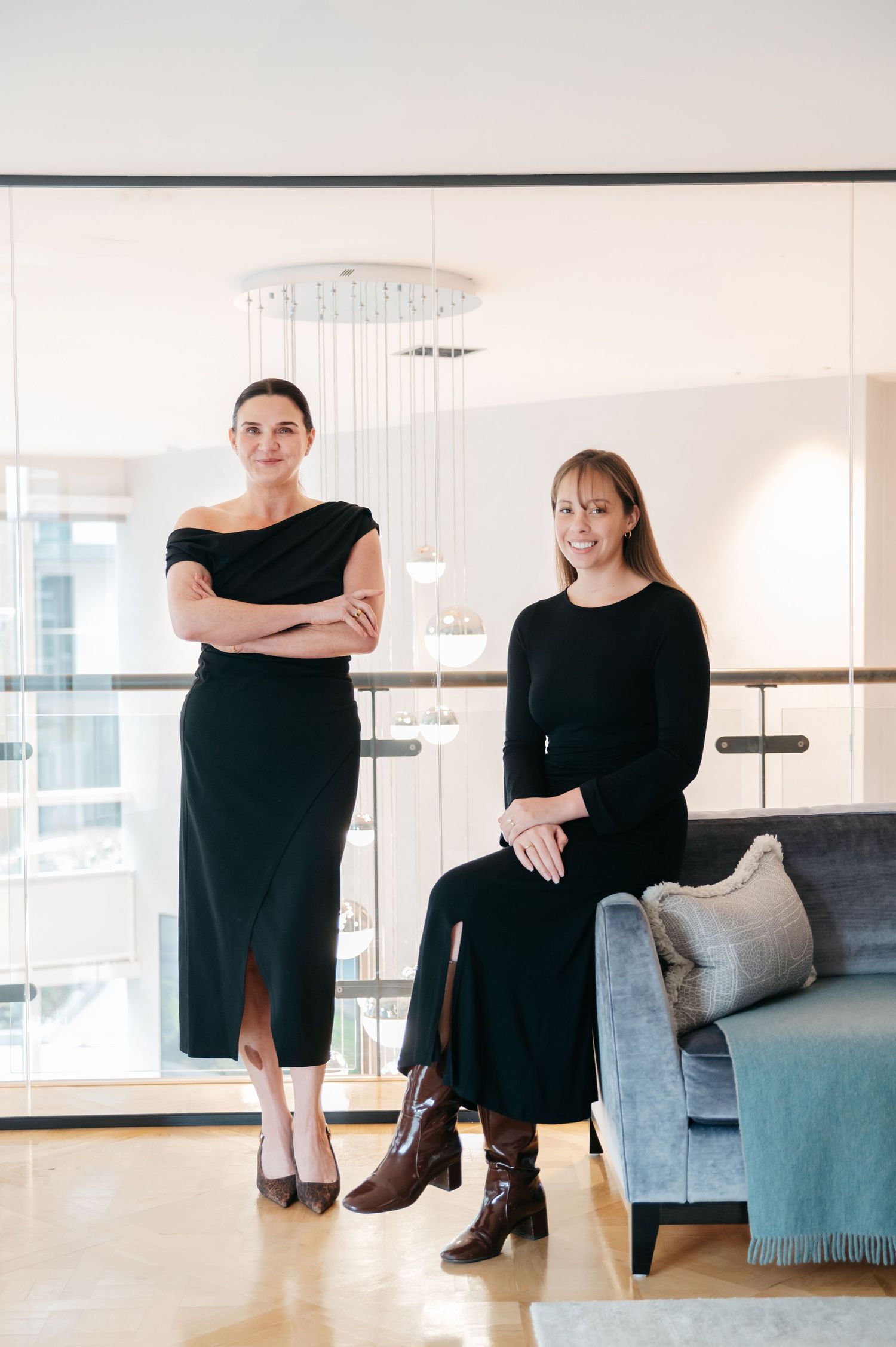 team photo of two professional women in west london