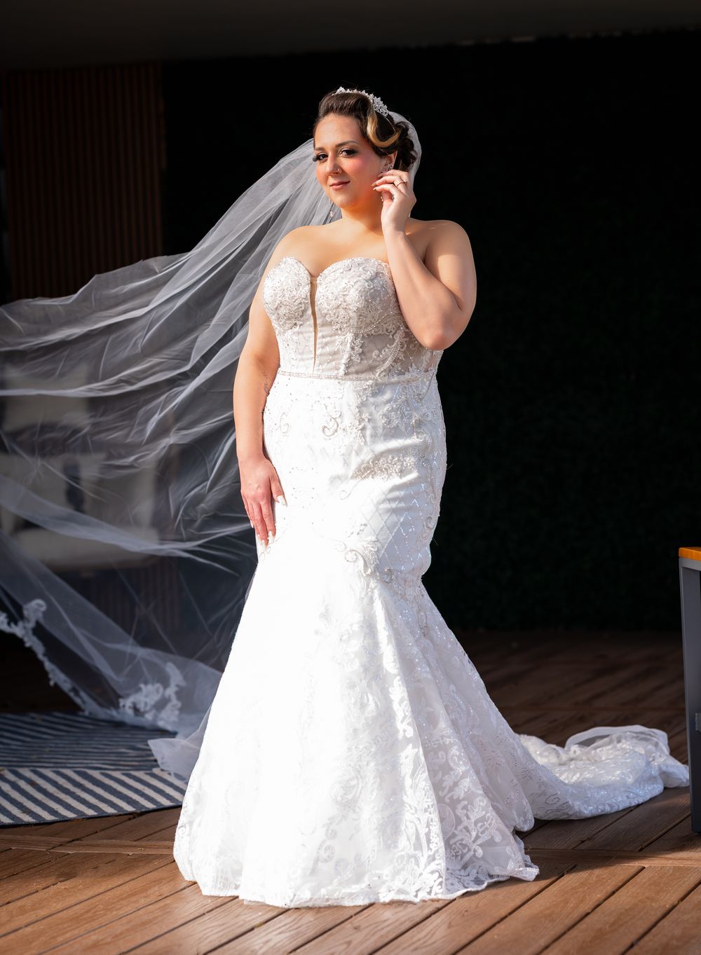 A beautiful bridal portrait.