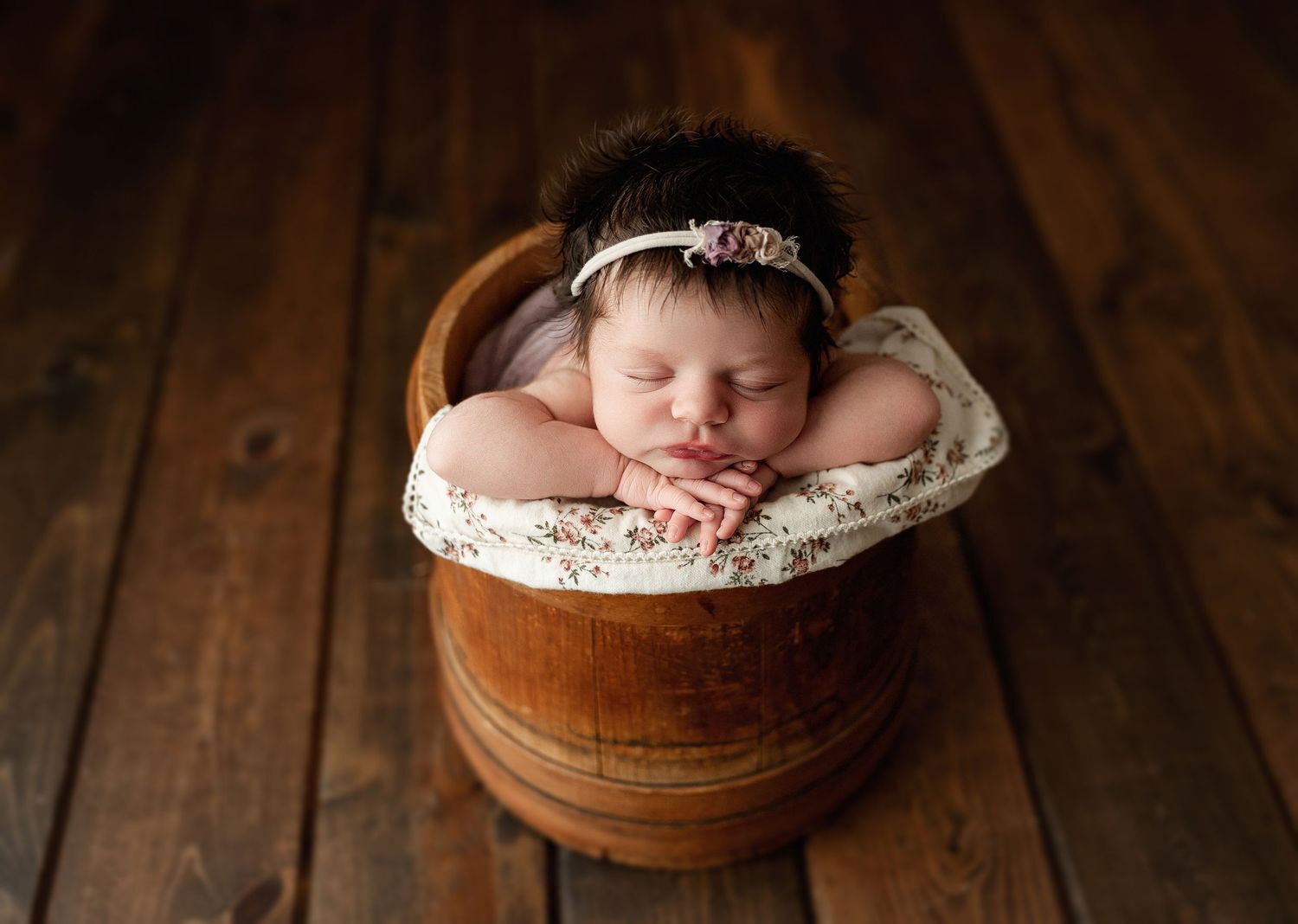 Newborn with a head full of hair. Greenville, SC newborn photographer, Easley, SC newborn photographer, Upstate, SC newborn photographer.