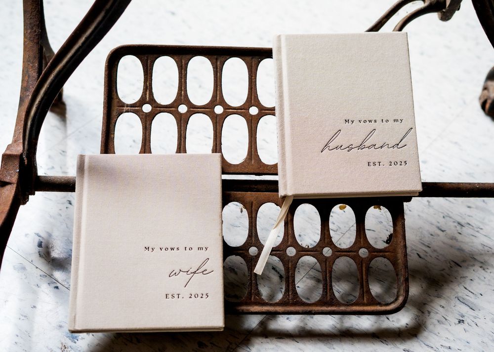Minimalist wedding stationery with modern geometric patterns in black and white.