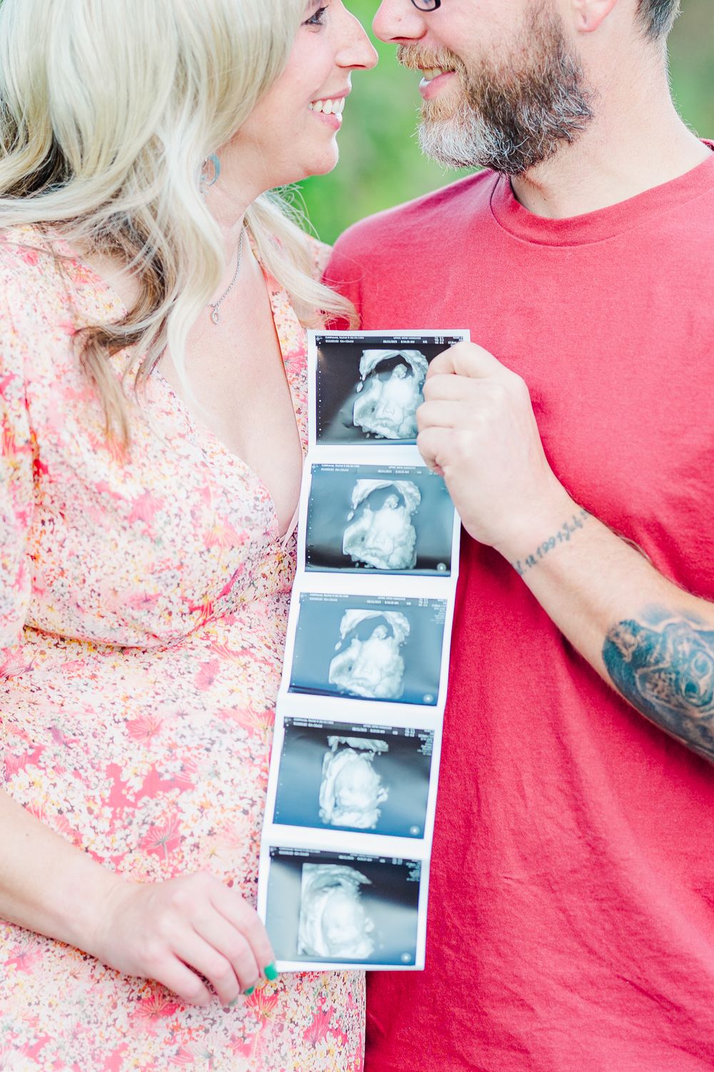 ultrasound photo maternity couple