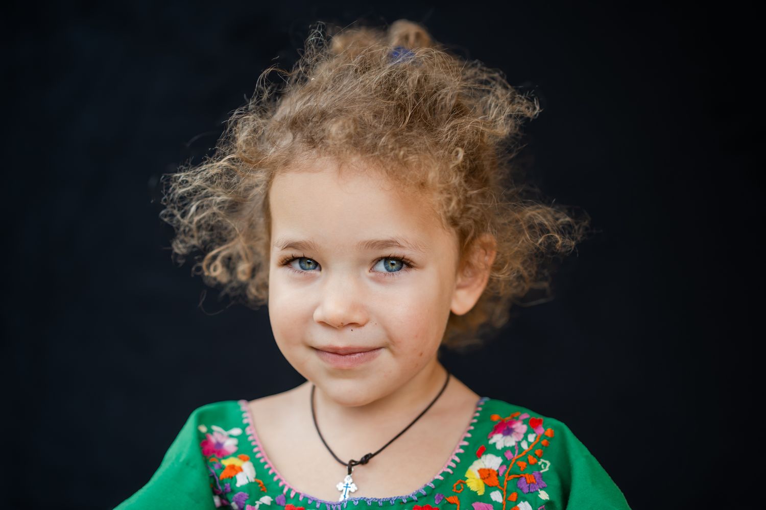 school portrait headshot of a young girl
