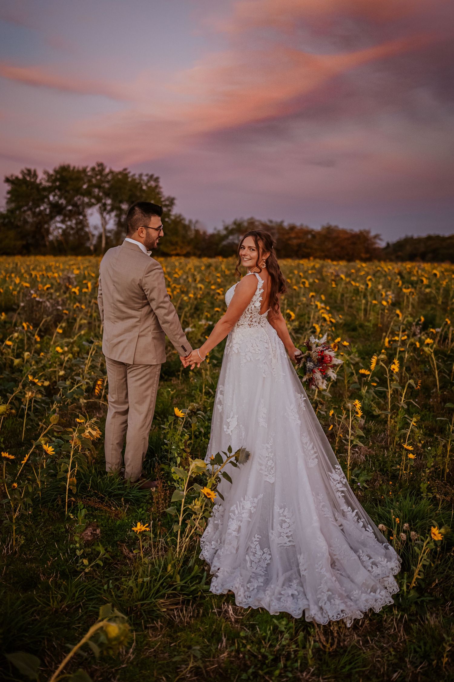 A romantic couple shares intimate moments in a series of tender close-up shots wearing cream colored sweaters.