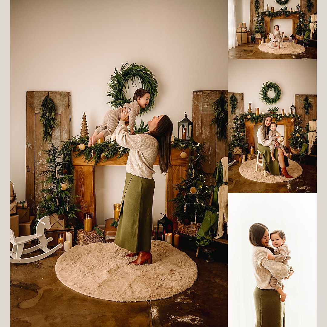 holiday mini session 2025, studio photographer buffalo ny, studio photographer WNY, studio Christmas minis, studio mini session
