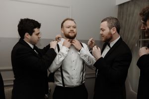 Catholic wedding portrait